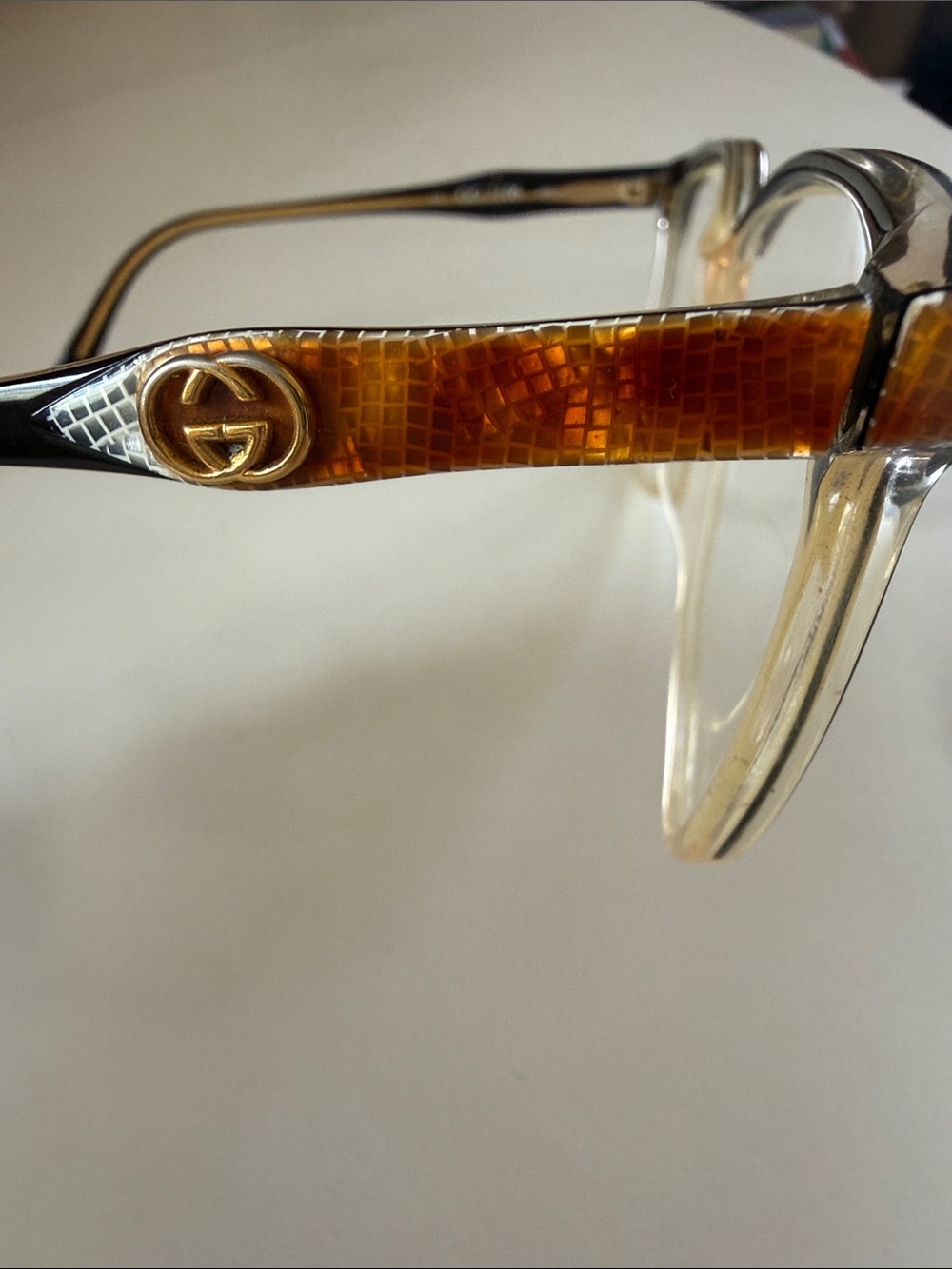 Gucci Eyeglasses Vintage GG2106 46B 57 Made in Italy Excellent Condition - Picture 4 of 11